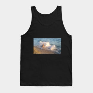 Bloodhound Dog Waves Tank Top